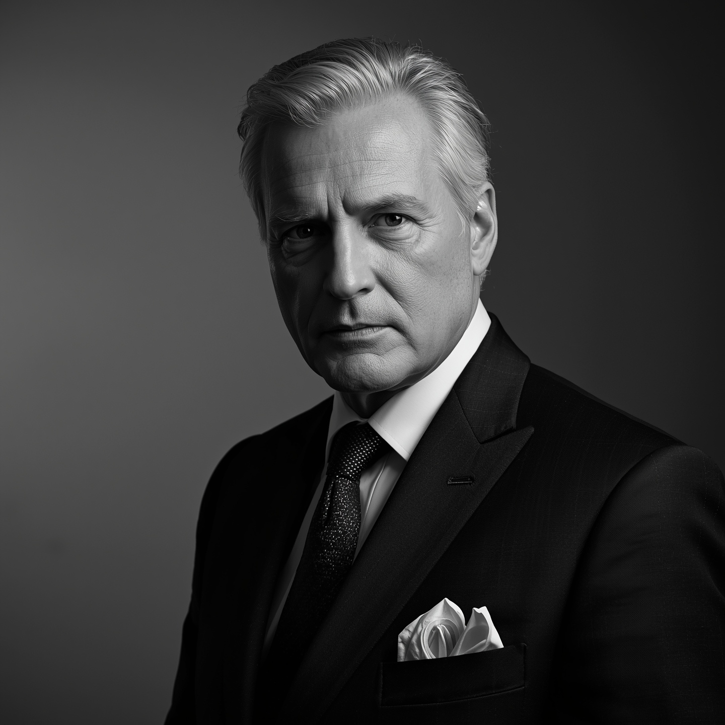 Lucid_Origin_Blackandwhite_portrait_of_a_senior_executive_male_2